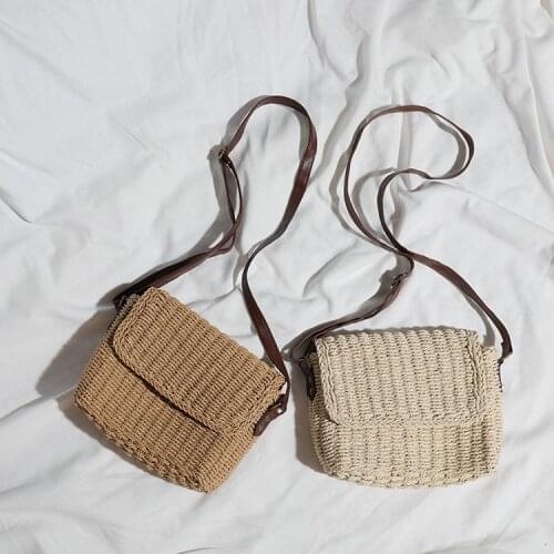Beach Bags Women 2021 Summer Rattan New Elegant Woven Straw Bag Female Bohemia Knitted Large Tote Handbag Vacation Casual