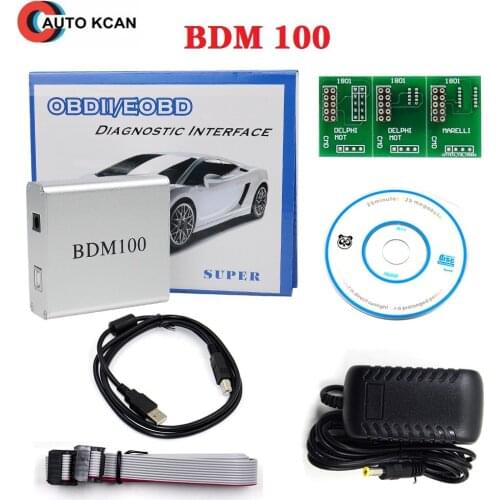 2019 Professional Super bdm 100 Ecu programmer Universal Chip Tunning Tool BDM100 with adapters full set