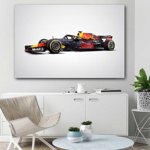 Racing Aston Martin RB13 Formula 1 sports wall art poster and living room decoration painting canvas oil painting