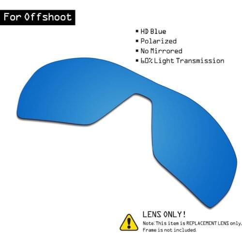 SmartVLT Sunglasses Replacement Lenses for Oakley Offshoot - HD Blue