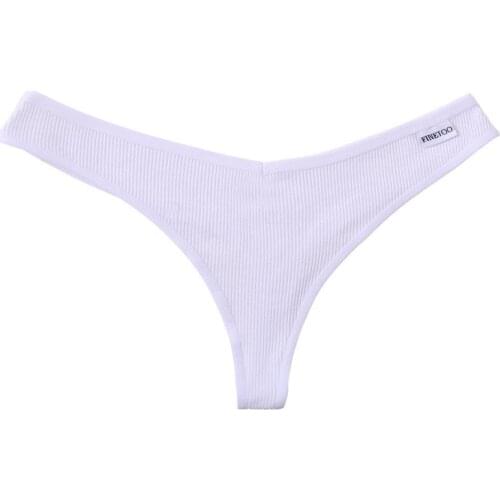 G-string Panties Cotton Womens Underwear Sexy Panties Female Underpants Thong Solid Color Pantys Lingerie M-XL Design