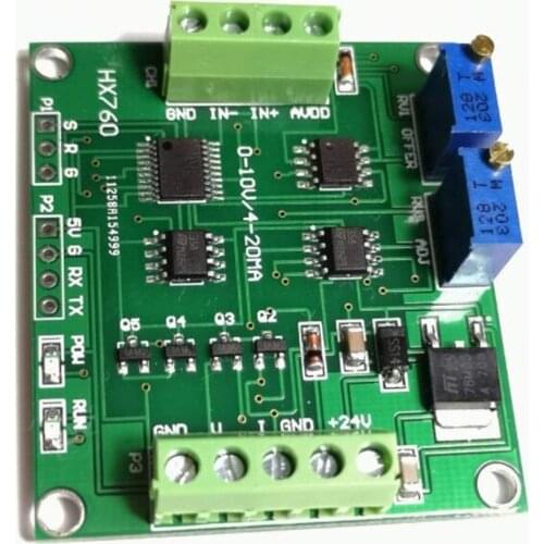 Taidacent 0-10V 4-20MA Load Cell Simulator Weighing Sensor Transmitter Amplifier Load Cell Sensor Digital Signal Conditioner