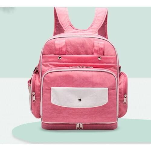 Waterproof Baby Diaper Bags Mom Backpack Nursing Nappy Maternity Bag For Mother Stroller Organizer Shoulder Rugtas Bags AE50BB