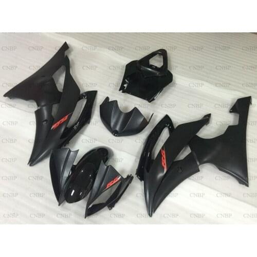 YZF600 R6 2008 - 2015 Abs Fairing YZF600 R6 14 15 Fairings for YAMAHA YZFR6 2014 Matter Black Bodywork