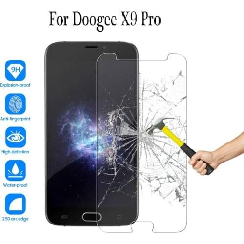 Tempered Glass For DOOGEE X10S Glass Screen Protector 2.5D 9H Tempered Glass For Doogee X10 x9 pro Protective Film