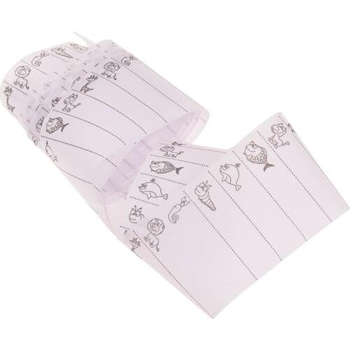 100pcs/pack White Washable Iron on Name Labels Garment Fabric Tags Marker Set for Clothes Labels Sewing Accessories
