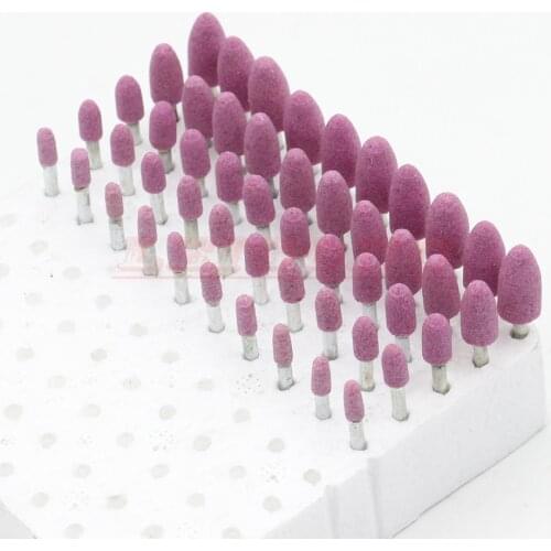 20pcs Cone Ceramic Mounted Point Grinding Stone Head Wheel Dremel Drill Rotary Tools Grinding wheel Grinding head