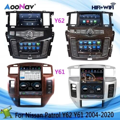 Android Auto Car Radio For Nissan Patrol Y62 Y61 2004-2020 GPS Navigatio Car Stereo HDMI Receiver Multimedia DVD DSP Player