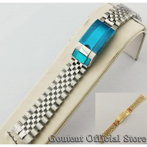 20mm Silver Stainless Steel Jubilee Bracelet Watch Strap Fit 40mm Case