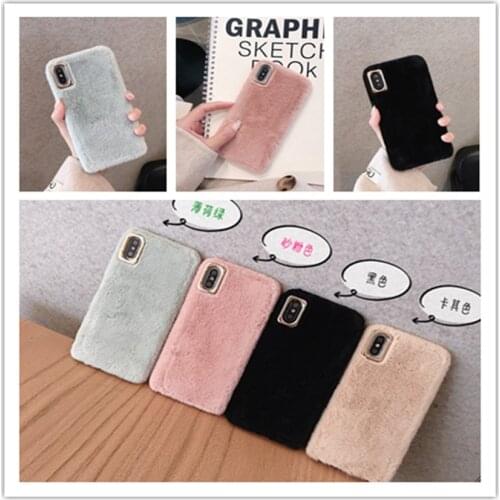 Fluffy Plush Case For Oppo A1K F11 Pro A9 A83 A1 F9 A7X F7 F5 A73 F1 Plus A77 F3 A71 A7 A59 F1S A53 A5 A3S A57 A39 Fur Cover