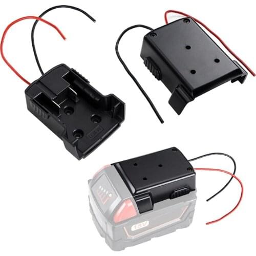 Black/Red 14.4-18V Li-ionBattery Adapter Universal Electric Tool Accessories Power Tool Battery Converters 95AF