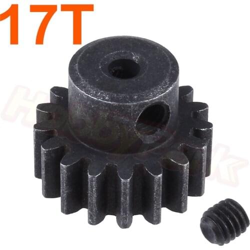 For WLtoys A949 RC Car Parts 17T Teeth Metal Motor Pinion Gear 1/18 Off Road Buggy Upgrades