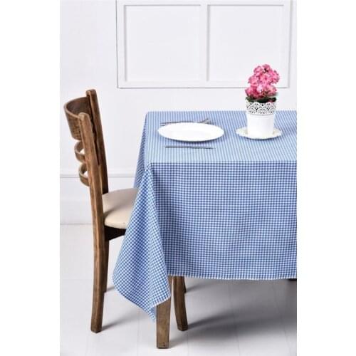 Blue Pötikare Dinner Table Cloth 170*170 Four Seasons Use Suitable For Quality Product Is Easy To Clean Wedding Decoration Tablecloth Picnic Blanket Kitchen Decor