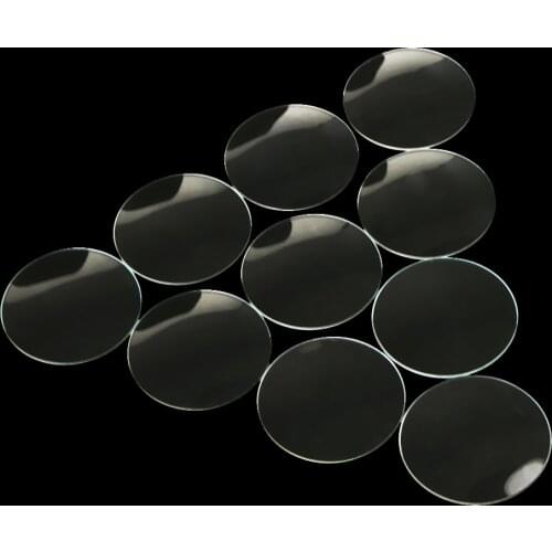 10pcs watch repair accesssory tool Double DOMED Mineral Watch Crystal 24mm/25mm/26mm/27mm Diameter Lens