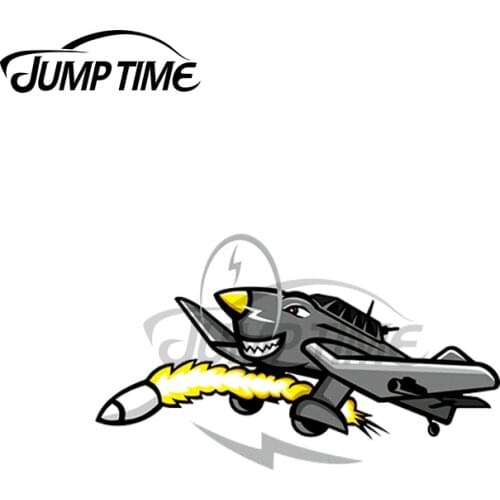 JumpTime 13 x 3.3cm For Junkers Ju 87 Stuka Dive Bomber Mascot Personality Vinyl Car Sticker Waterproof VAN Decoration Decal