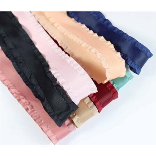 Kewgarden 1" 1-1/2" 25mm 38mm Gimp Suede Ribbon DIY Hair Bow Corsage Accessories Sewing Handmade Tape Packing Riband 10 Yards