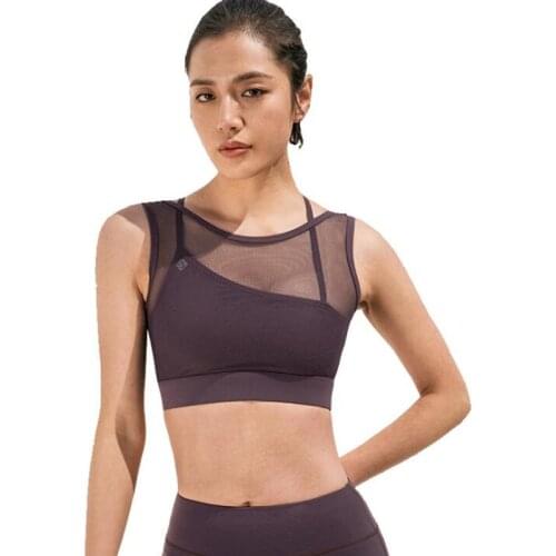 Summer Women Sports Bra Fitness Yoga Tank Crop Top Push Up Underwear Shockproof Athletic Vest Gym Sportswear