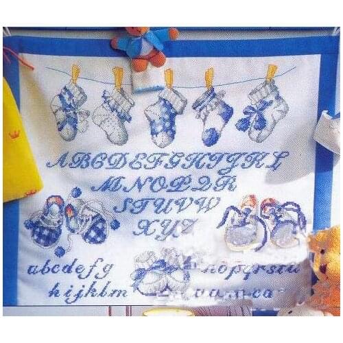 Sock Craft Stich Cross Stitch Package Cotton Fabric Needlework Embroidery Crafts Counted Cross-Stitching Kit