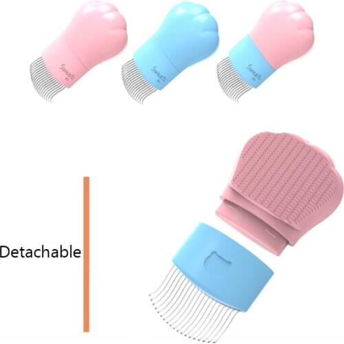 New Pet Comb Dog Self-Cleaning Comb Cat Brush Dual Depilation Comb Cat Knot Comb Cleaning Cats Products for Pets