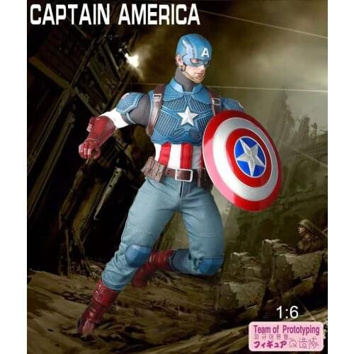 Marvel Captain America 1:6 Articulated Action Joints Moveable Figure Toys