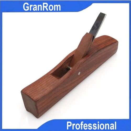 Rosewood Card Planer Convex Plane 13mm With Blades Hand Wood Planing Tools External Planer DIY Woodworking Tools