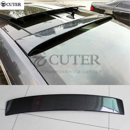 W207 E300 E350 Carbon fiber rear spoiler top wing Roof wings for Mercedes Benz W207 Coupe Lorinser stlye 10-15