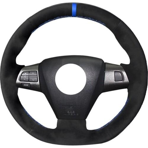 Alcantara Material Suede Leather Car Steering Wheel Cover for Toyota Corolla 2011 2012 2013 RAV4 2011 2012