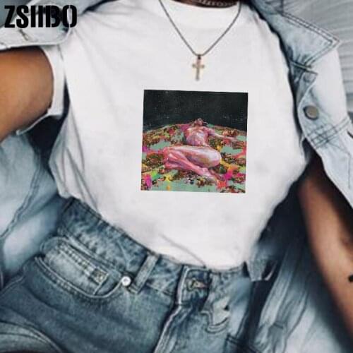 Womens Shirts Print Harajuku TShirt Tee Femme Vogue Tops clothes vintage dropshipping clothing short sleeve Female T-shirt