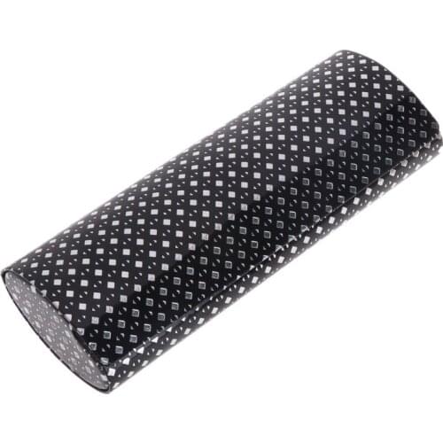 066F Portable Oval Hard Case Glasses Package Sunglasses Storage Box Magnetic Closure