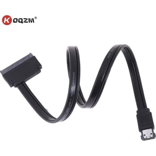 1pc Power Esata Usb 2.0 5v 12v Combo To 2.5'' 3.5'' 22pin Sata Hdd Adapter Cable