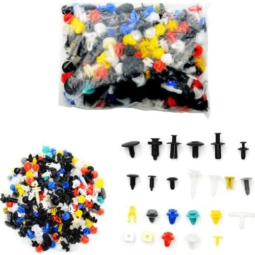 50pcs/100pcs Universal Mixed Auto Fastener Car Bumper Clips Retainer Car Fastener Rivet Door Panel Liner for All Car