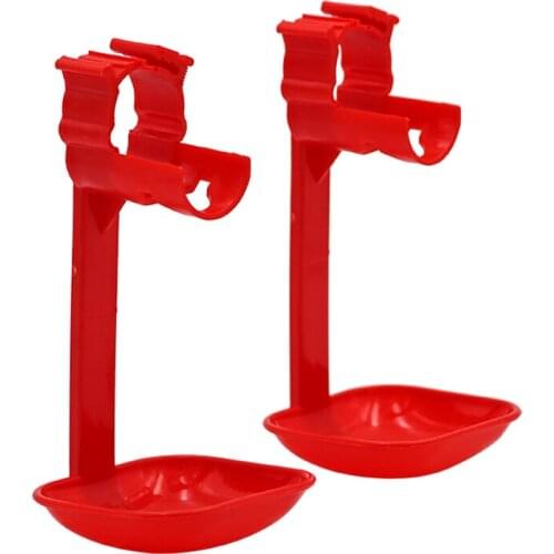 20Pcs Chicken Water Cups Bird Quail Duck Drinker Hanging Cup Drinking Fountains Poultry Drinker Feeder Watering Supplies
