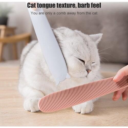 Cat Tongue Pet Cat Daily Hair Care Tools Simulation Massage Comb Pet Tongue Comb Portable can CSV