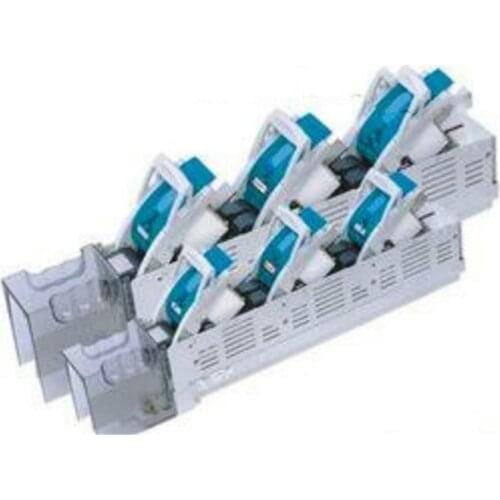 HG2B 63A 100A 160A New Vertical Strip Type Fuse Switch Disconnector 3P Triple Pole Strip Type Rail Fuse Holder Base