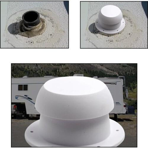 JEAZEA 1PC New ABS Plastic White Air Outlet Vent Cap Fit For RV Boat Marine Caravan Yacht 2018