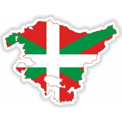 Creative Car Sticker Pais Vasco Pays Basque Flag Accessories Waterproof Cover Sunscreen Vinyl Decal
