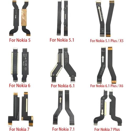 Motherboard FPC Main Board Connector Flex Cable Part For Nokia 2 2.1 3 3.1 Plus 5 5.1 6 6.1 7 7.1 8 X5 X6 X7