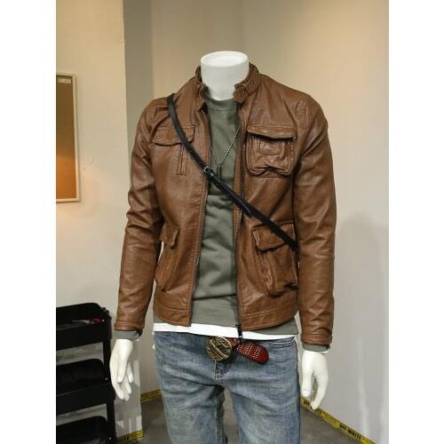 Mrza Gtxe Men's Faux Leather Jackets