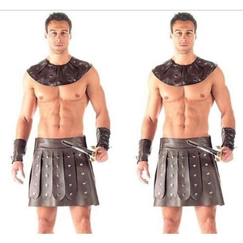 The Sex of the Toy Men Sexy Spanish Soldier Wrestling Uniform Costume Barbarian Costumes for Men