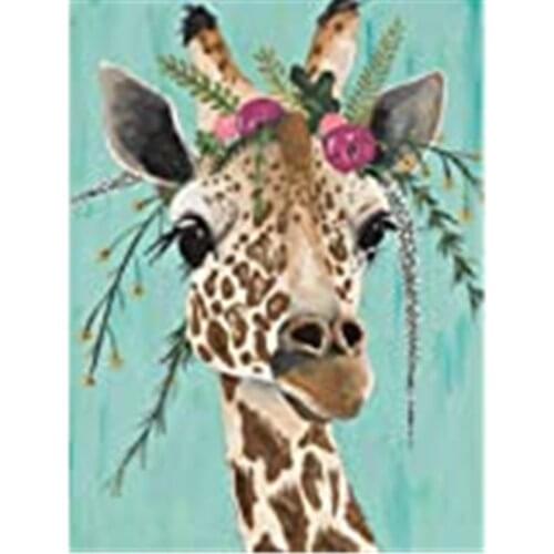 Diamond Painting Kits for Adults Giraffe DIY 5D Full Drill Cross Stitch Crystal Rhinestone Embro Decor,Perfect for Home Wall