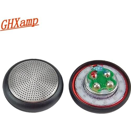 GHXAMP HiFi 14.8mm Headphone Speaker Unit 40Ohm Bass Subwoofer PU Composite Titanium Film Earphone Speaker Repair Parts Diy 2pcs