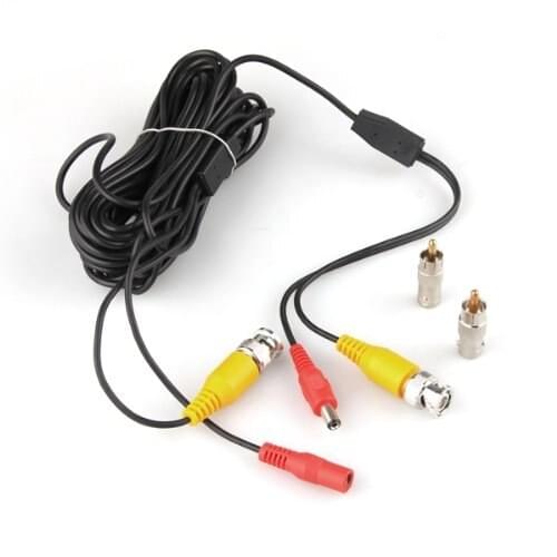 Brand New 10m 33ft Security Video/ Power Cable BNC + RCA Plug Combination Cable for CCTV Camera