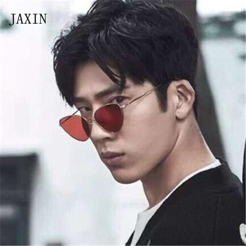 JAXIN Personality trend Cat Eye Sunglasses Women Fashion wild cool Sun Glasses Men brand design multicolor goggles UV400 oculos