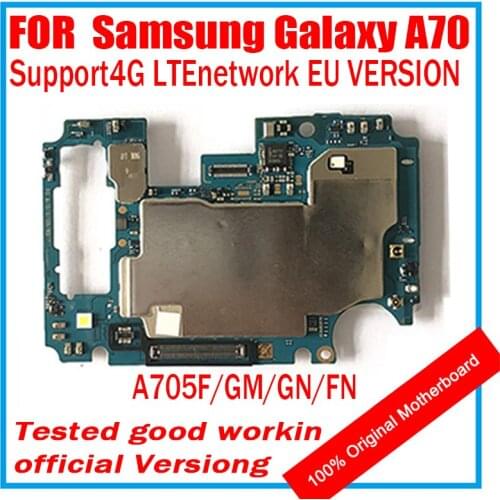 Replac original for Samsung Galaxy A70 A705GN/A705GM/A705F motherboard with chip test mainboard Android system