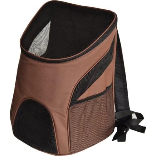 Outdoor Cat Dog Pet Double Shoulder Bag Backpack Travel Carrier Ventilated Mesh