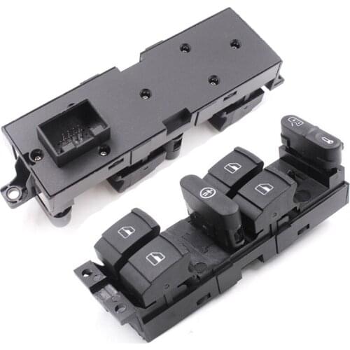 For Volkswagen/Golf/Jetta/Bora/Passat/B5/Seat/Leon/Toledo Hot Selling Window Control Switch High Quality 1J4959857D 1999-2006