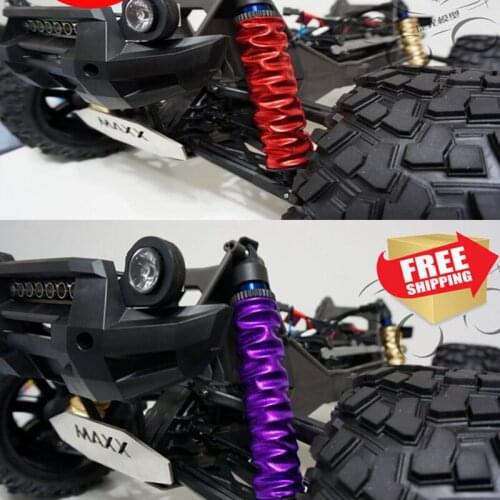 Shock absorber sleeves dust cover waterproof cap shield for trax 77086-4 X-MAXX XMAXX red/black/blue/purple/golden color