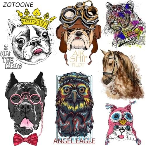 ZOTOONE Iron on Transfer Patches on Clothing Diy Stripes Horse Patch Heat Transfer for Clothes Decoration Stickers for Kids G