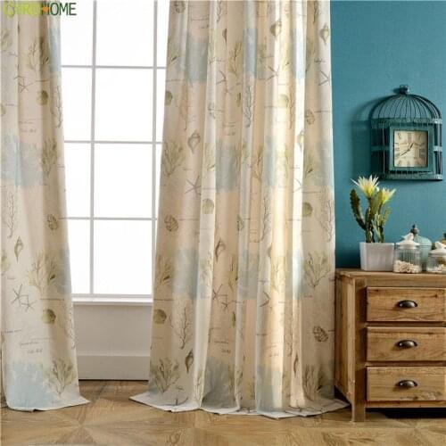 Tulle Curtains See World Fish Curtains For Living Room Kitchen Children Drapes Bedroom Window Treatment Curtain GYC2221