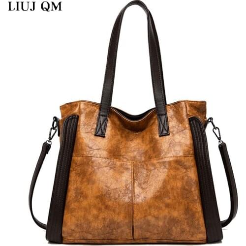 High Capacity Luxury Handbags Women Bags Designer Lady Shoulder Bag Retro Leisure Leather Messenger Bags For Women Tote Bag 2021